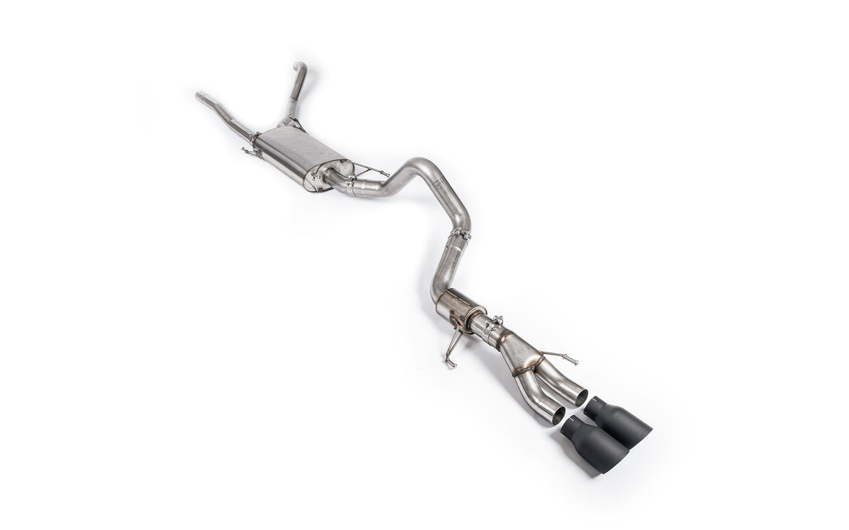 Milltek Sport Toyota / Lexus GX GX550 Cat-back, Dual GT-100 Cerakote Black (SSXTY254)