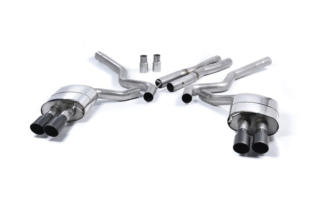 Milltek Sport Ford Mustang Cat-back, Quad GT-90 Black (SSXFD157)
