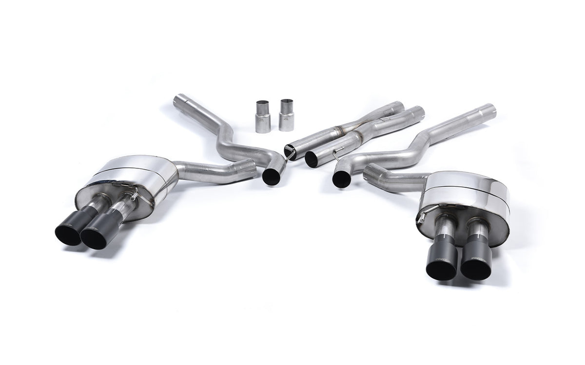 Milltek Sport Ford Mustang Cat-back, Quad GT-90 Black (SSXFD157)