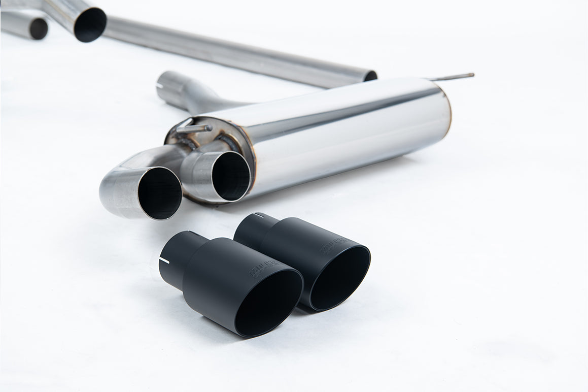 Milltek Sport Audi Coupe UR Downpipe-back, Resonated, Cerakote Black (MCXAU102) - photo 2