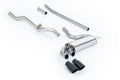 Milltek Sport Audi Coupe UR Downpipe-back, Non-Resonated, Cerakote Black (MCXAU103)
