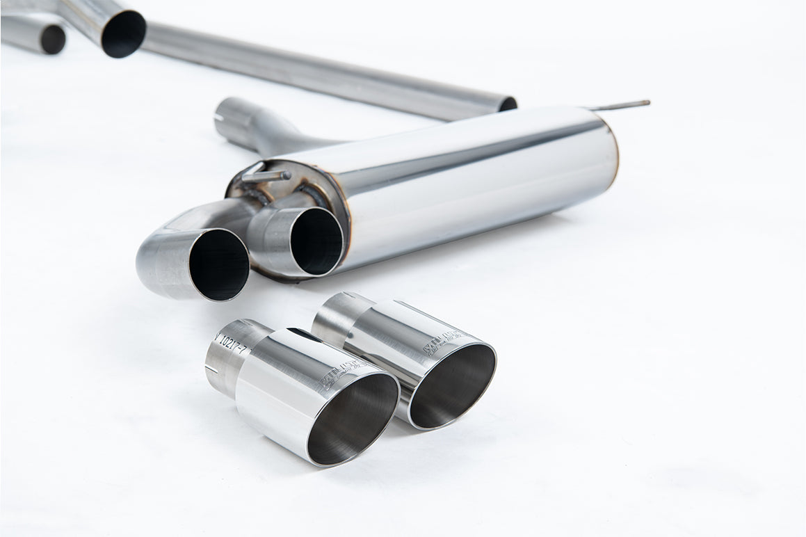 Milltek Sport Audi Coupe UR Downpipe-back, Non-Resonated, Polished (MCXAU104) - photo 2