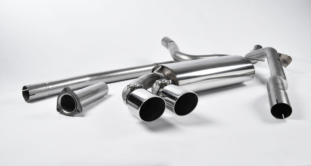 Milltek Sport Audi Coupe UR Downpipe-back, Non-Resonated, Polished (MCXAU104) - photo 3