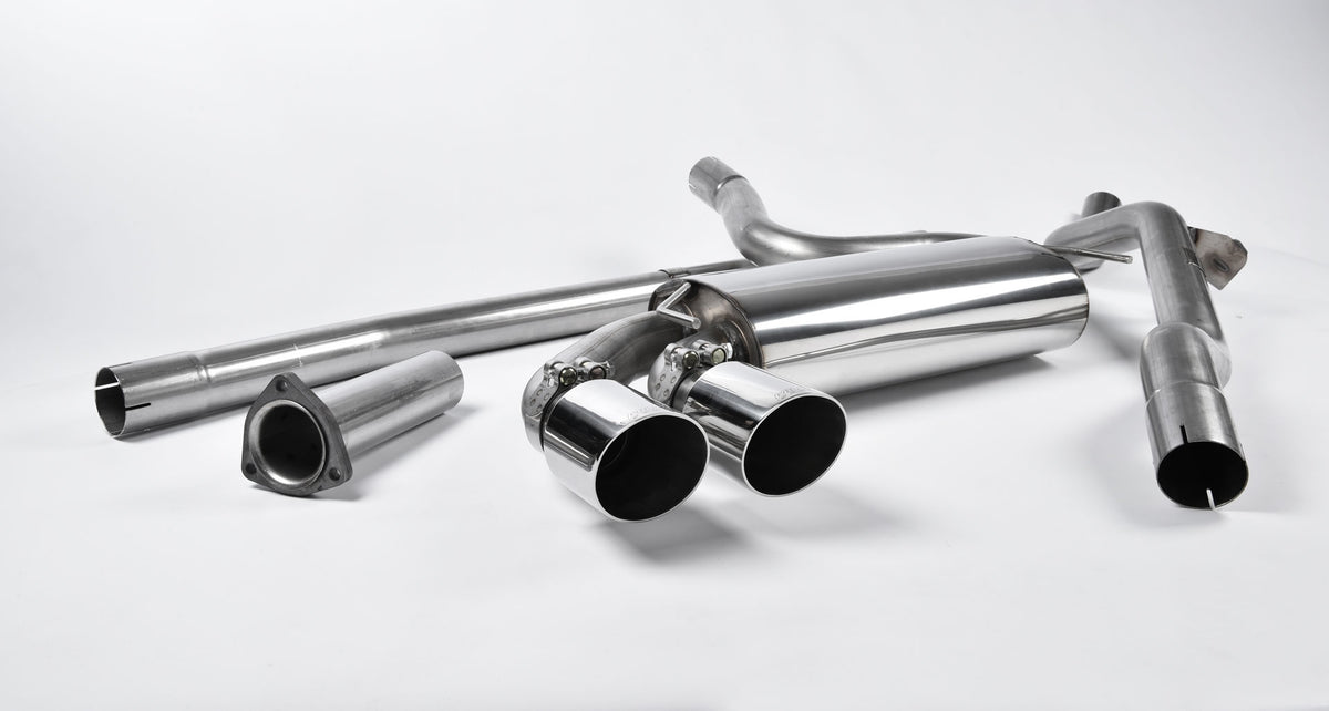 Milltek Sport Audi Coupe UR Downpipe-back, Non-Resonated, Polished (MCXAU104) - photo 3