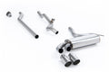 Milltek Sport Audi Coupe UR Downpipe-back, Non-Resonated, Polished (MCXAU108)