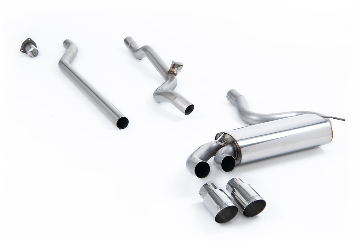 Milltek Sport Audi Coupe UR Downpipe-back, Non-Resonated, Polished (MCXAU108)