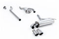 Milltek Sport Audi Coupe UR Downpipe-back, Resonated, Titanium (MCXAU111)