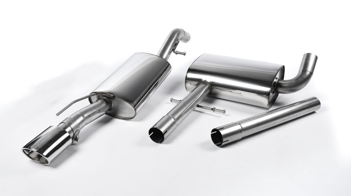 Milltek Sport Cat-back - Volkswagen Corrado VR6 - Resonated (quieter) with Polished Oval Tip - Pre 1992 Models Only