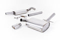 Milltek Sport Volkswagen Corrado G60 Cat-back, Resonated, Oval Polished (MCXVW220)
