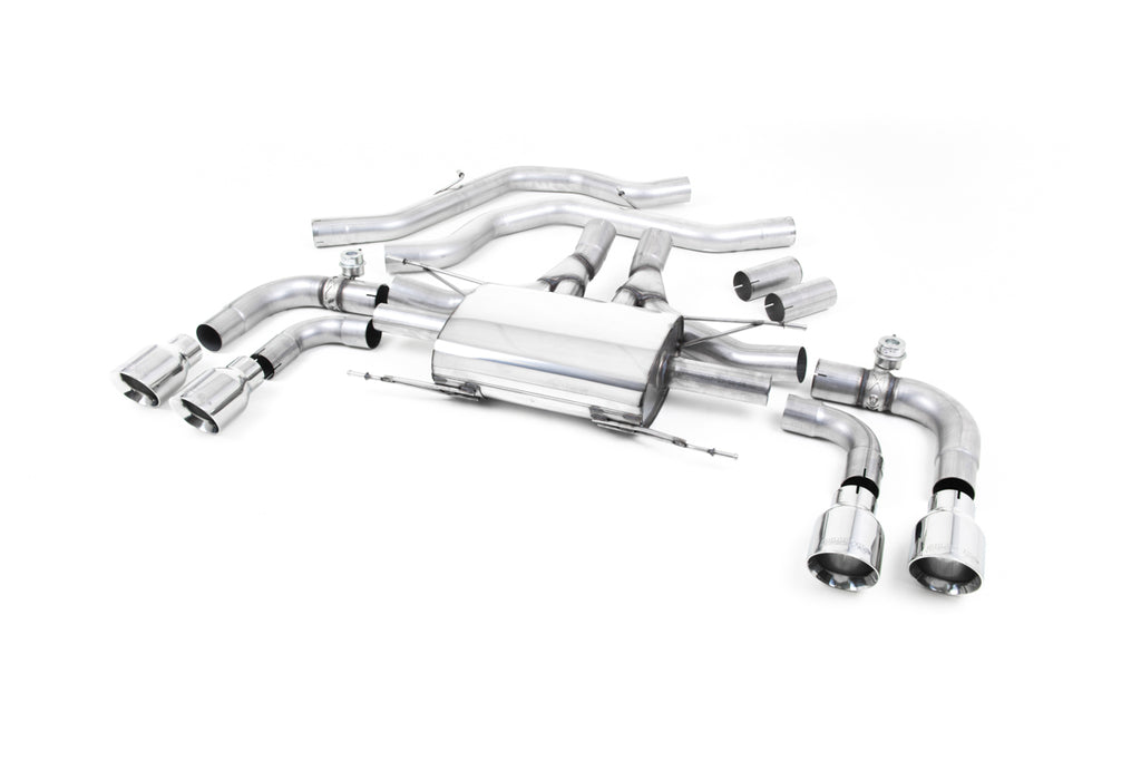 Milltek Sport Alfa Romeo Giulia Quadrifoglio Front Pipe-back, Valved (SSXAR001)