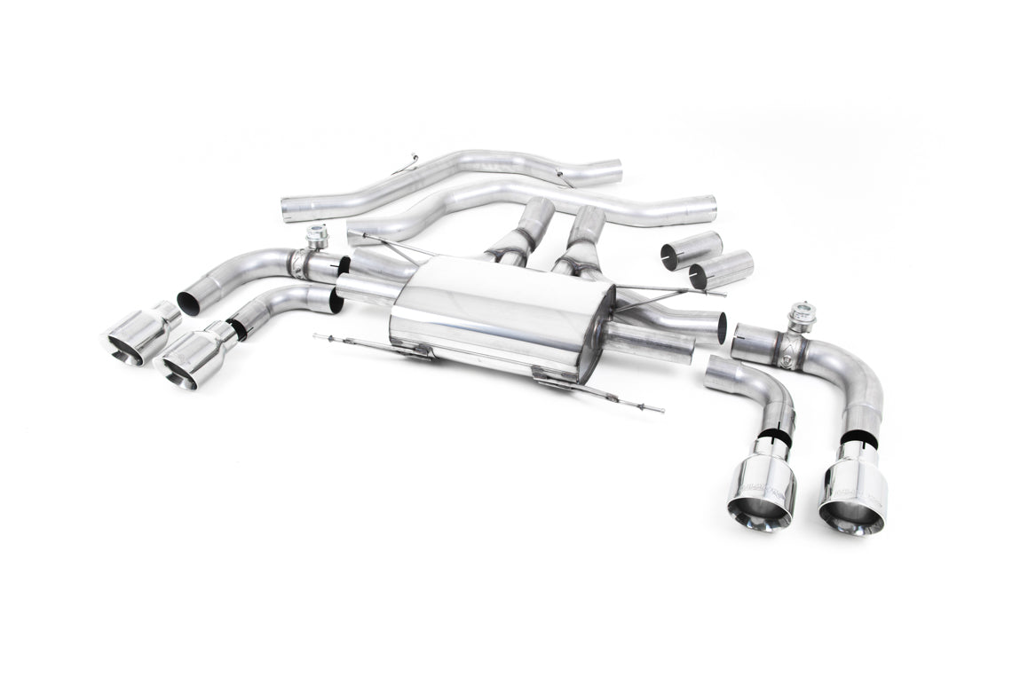 Milltek Sport Alfa Romeo Giulia Quadrifoglio Front Pipe-back, Valved (SSXAR001)