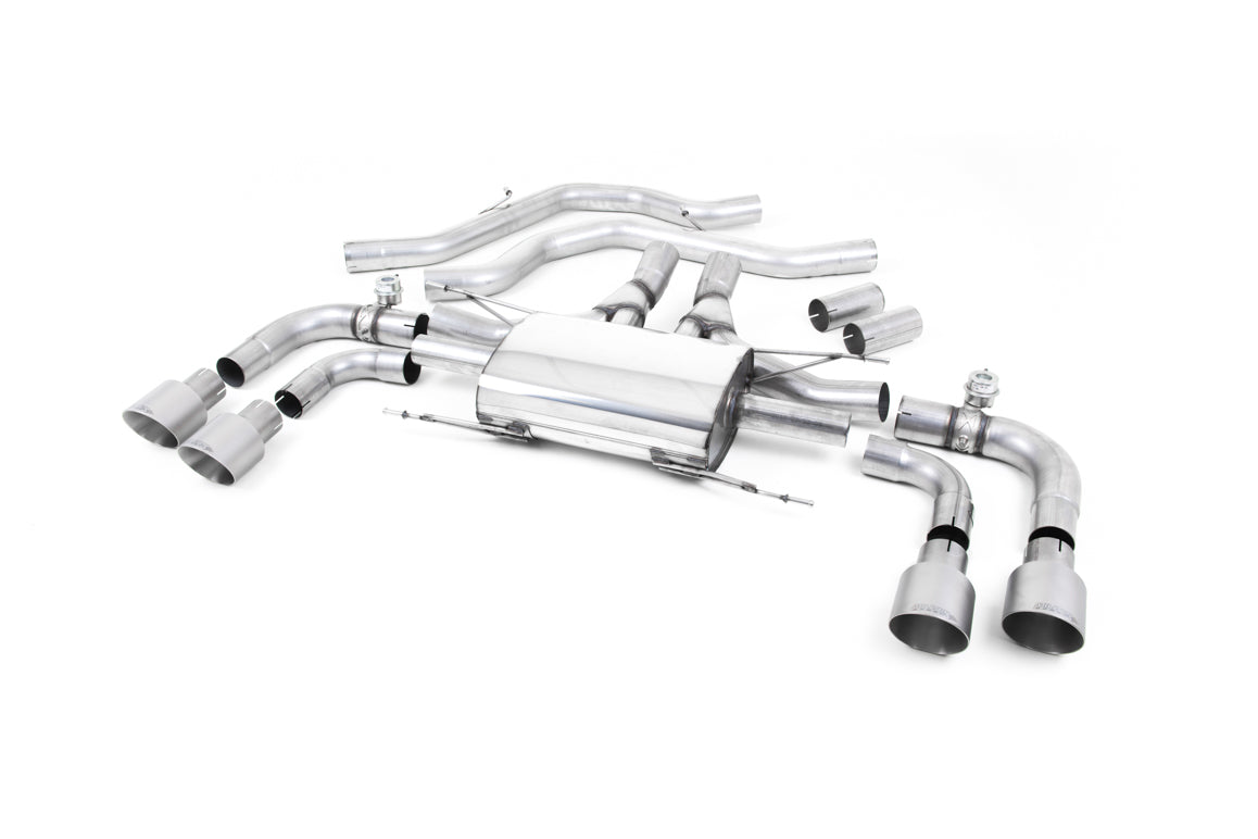 Milltek Sport Alfa Romeo Giulia Quadrifoglio Front Pipe-back, Valved (SSXAR003)