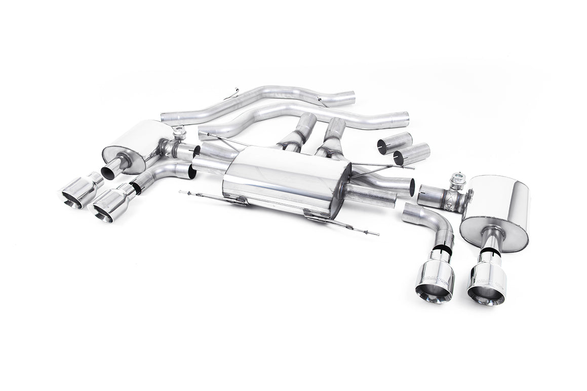 Milltek Sport Alfa Romeo Giulia Quadrifoglio Front Pipe-back, Valved (SSXAR12)