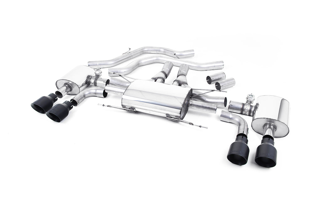 Milltek Sport Alfa Romeo Giulia Quadrifoglio Front Pipe-back, Valved, GT-100 (SSXAR13)
