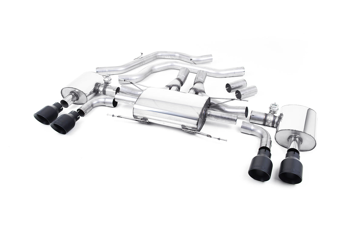Milltek Sport Alfa Romeo Giulia Quadrifoglio Front Pipe-back, Valved, GT-100 (SSXAR13)