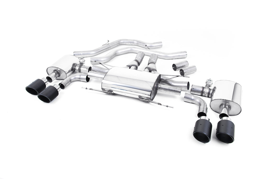 Milltek Sport Alfa Romeo Giulia Quadrifoglio Front Pipe-back, Valved (SSXAR16)