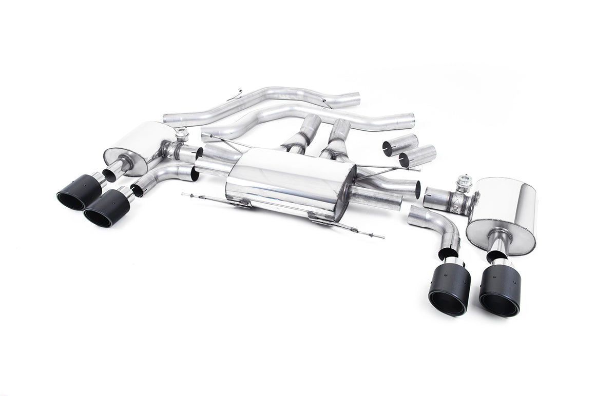 Milltek Sport Alfa Romeo Giulia Quadrifoglio Front Pipe-back, Valved (SSXAR16)