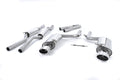 Milltek Sport Audi RS4 Cat-back, Resonated, Oval Polished (SSXAU060)