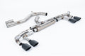 Milltek Sport Audi S3 OPF/GPF-back, Non-Resonated, Race, Cerakote Black (SSXAU1011)