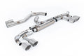 Milltek Sport Audi S3 OPF/GPF-back, Non-Res, Race, GT-115 Brushed Titanium (SSXAU1014)