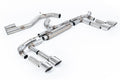 Milltek Sport Audi S3 Cat-back, Non-Resonated, Race, Polished (SSXAU1017)