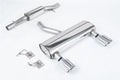 Milltek Sport Audi TT Cat-back, Resonated, GT-115 Polished (SSXAU1036)