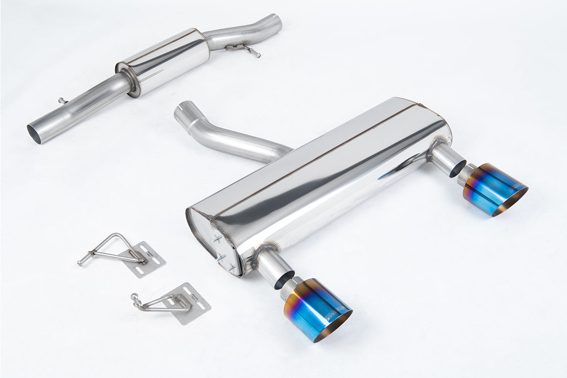 Milltek Sport Audi TT Cat-back, Resonated, GT-115 Titanium (SSXAU1039)