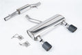 Milltek Sport Audi TT Cat-back, Resonated, JET-115 Carbon Fibre (SSXAU1040)