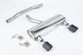 Milltek Sport Audi TT Cat-back, Non-Resonated, JET-115 Carbon Fibre (SSXAU1041)