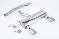 Milltek Sport Audi TT Cat-back, Non-Resonated, GT-115 Brushed Titanium (SSXAU1044)