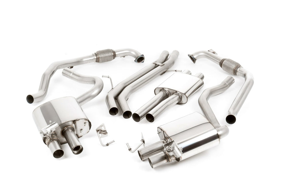 Milltek Sport Audi S4 Cat-back, Saloon & Avant, Resonated (SSXAU1070)