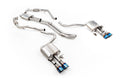 Milltek Sport Audi S5 Cat-back, Resonated, Quad GT-100 Burnt/Blue Titanium (SSXAU1166)