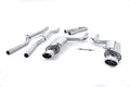 Milltek Sport Audi RS4 Cat-back, Non-Resonated, Oval Polished (SSXAU117)