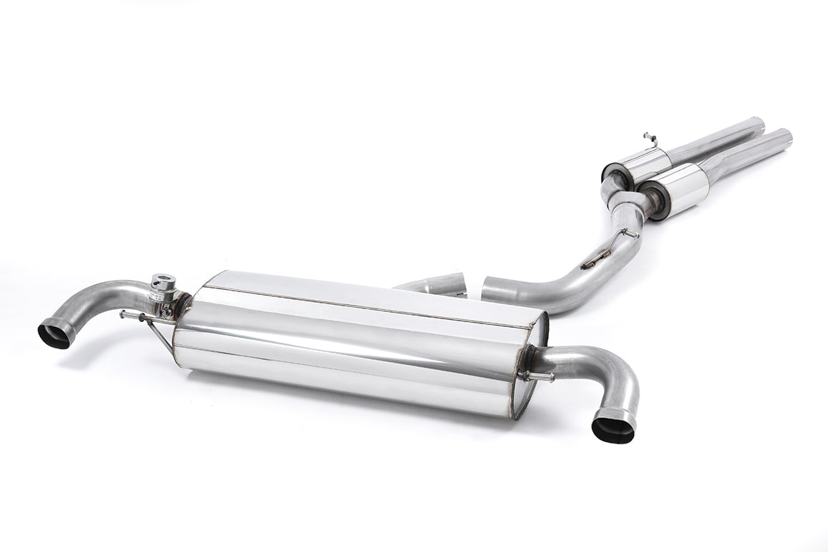 Milltek Sport Audi TT Mk2 Cat-back, Resonated (SSXAU227)