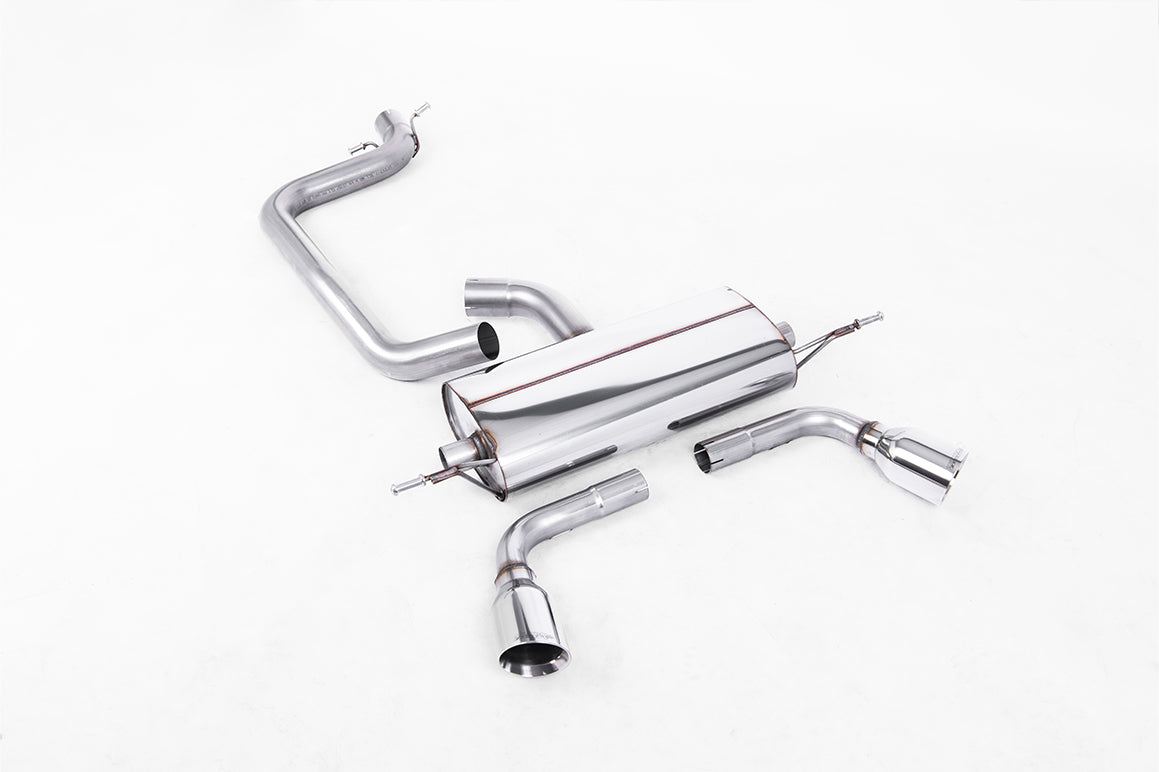 Milltek Sport Cat-back - Audi TT Mk2 2.0 TFSi 2WD - Dual GT100 requires valance from the 3.2 V6 model