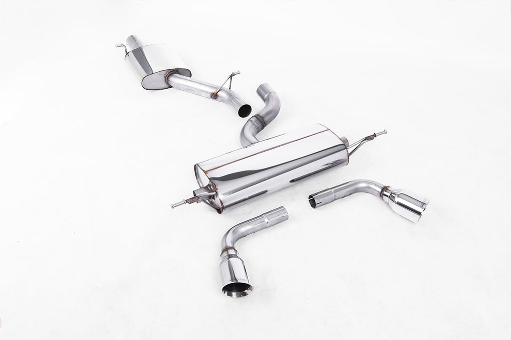 Milltek Sport Audi TT Mk2 Cat-back, Resonated, Dual GT-100 (SSXAU236)