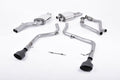 Milltek Sport Audi S4 Cat-back, Race, Dual Oval Cerakote Black (SSXAU240)