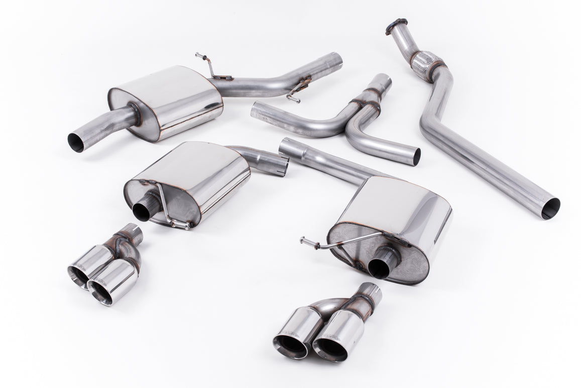 Milltek Sport Audi A5 Cat-back, Quad-outlet (SSXAU242)