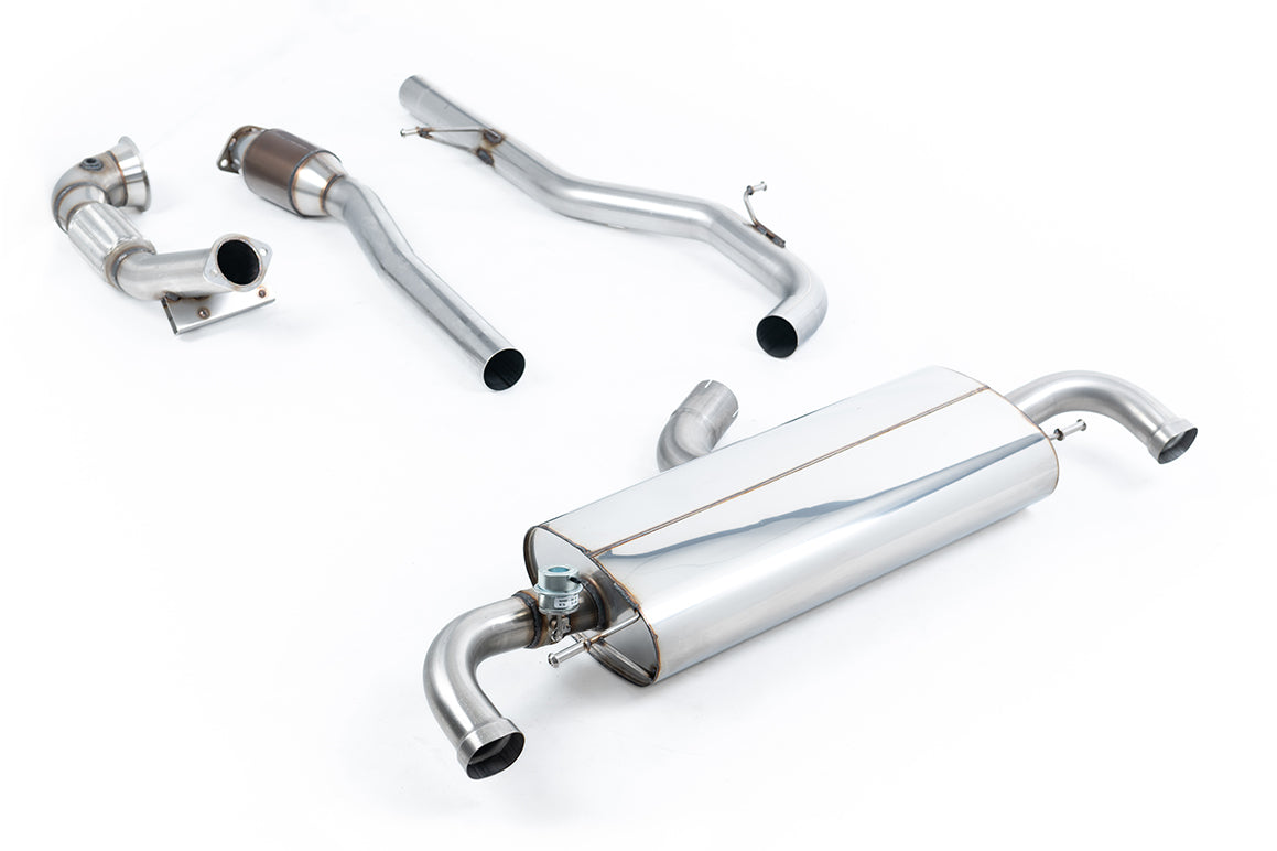 Milltek Sport Audi TT Mk2 Turbo-back including Hi-Flow Sports Cat, Race (SSXAU250)