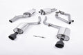 Milltek Sport Audi S4 / S5 Cat-back, Dual Oval Cerakote Black (SSXAU262)