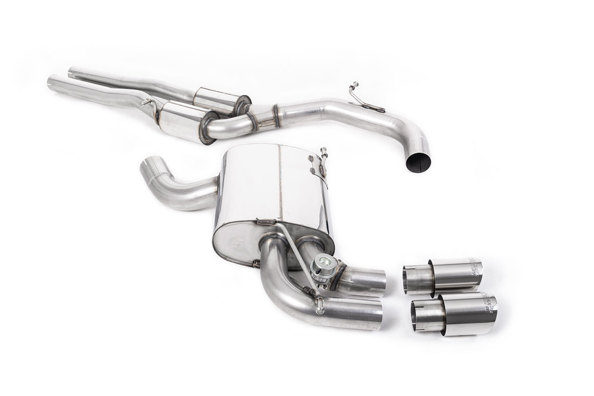 Milltek Sport Audi RS3 Cat-back, Polished (SSXAU277)