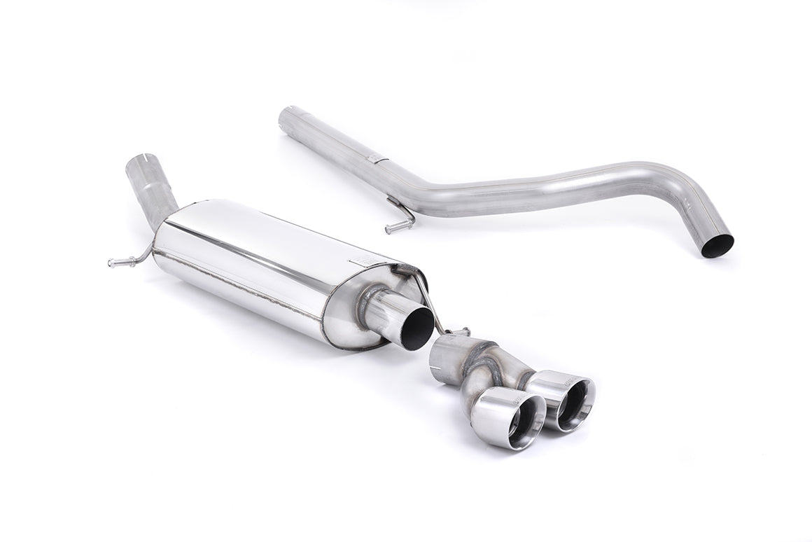 Milltek Sport Cat-back - Audi A1 1.4 TFSI S line 122PS - Non-resonated (louder) cat-back