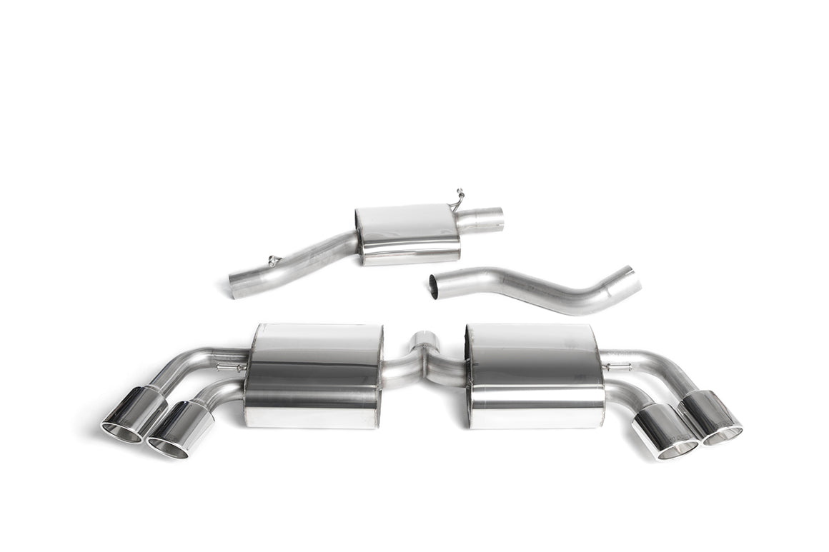 Milltek Sport Cat-back - Audi TT Mk2 TTS quattro - Resonated (quieter)