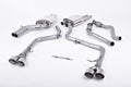 Milltek Sport Audi S4 / S5 Cat-back, Race, Quad Polished (SSXAU376)