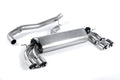 Milltek Sport Audi S3 Cat-back, Non-Resonated, Quad Polished (SSXAU393)