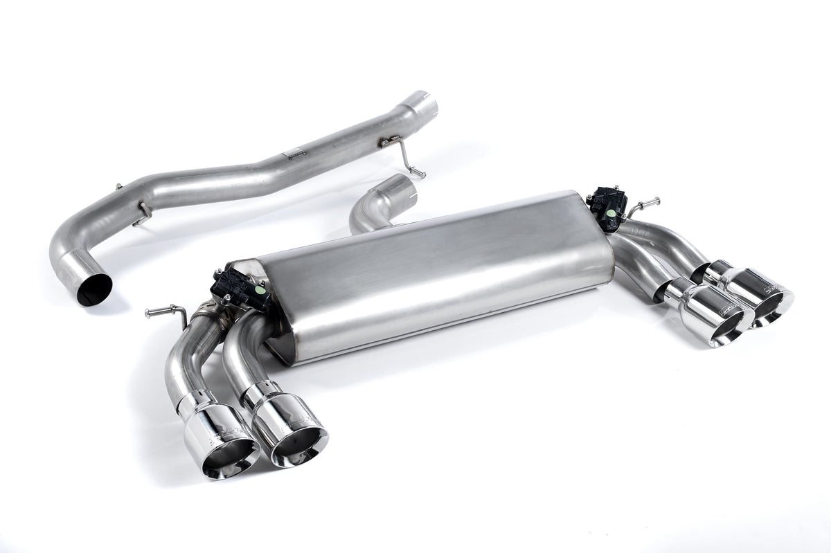 Milltek Sport Audi S3 Cat-back, Non-Resonated, Quad Polished (SSXAU393)