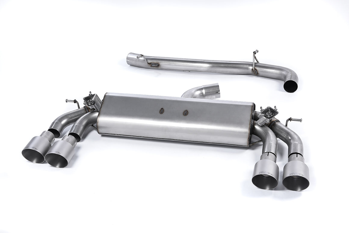 Milltek Sport Audi S3 Cat-back, GPF Back, Non-Resonated, Quad Titanium (SSXAU394)