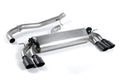 Milltek Sport Audi S3 Cat-back, Non-Resonated, Quad Oval Cerakote Black (SSXAU396)
