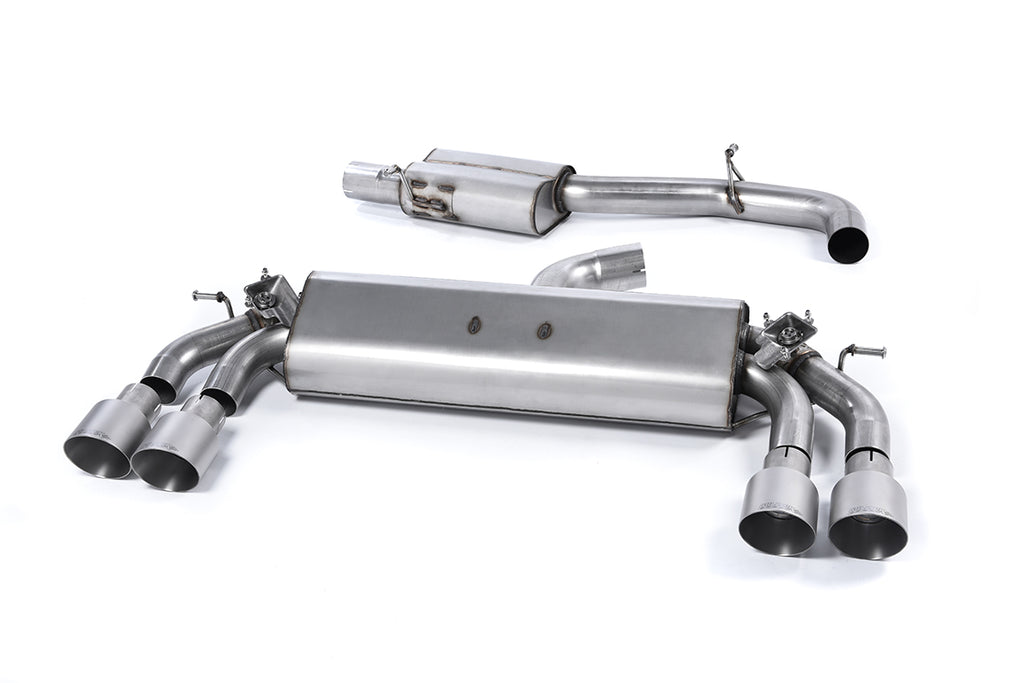Milltek Sport Audi S3 Cat-back, Resonated, Quad Titanium (SSXAU399)