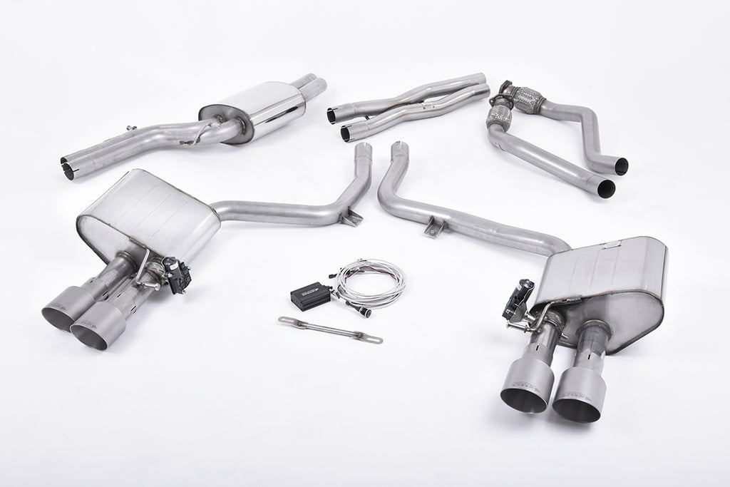 Milltek Sport Audi S4 / S5 Cat-back, Valved, Titanium (SSXAU408)
